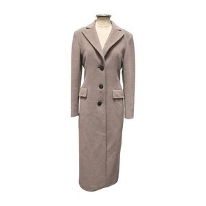 Cinzia Rocca Wool and Cashmere Single Breast Long Coat Size US 6